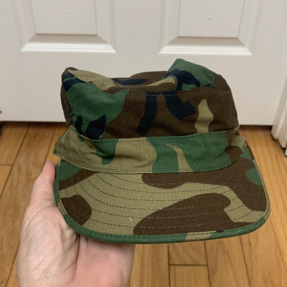 Forest Camo Hat. Size 7 1/4